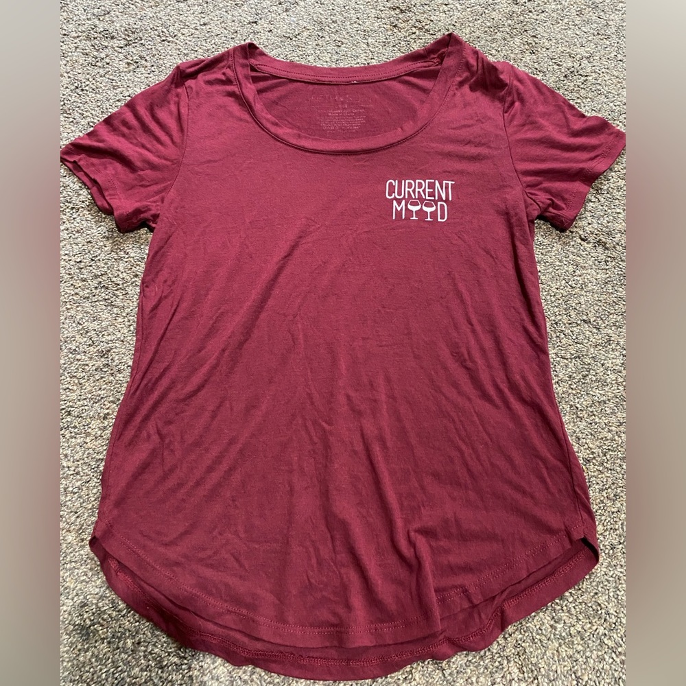 Fifth Sun Wine short sleeve Size S